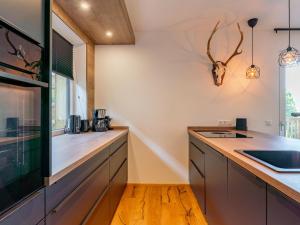 Kuchnia lub aneks kuchenny w obiekcie Wanderlust Mountain Chalet