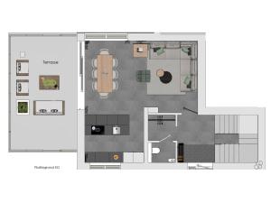 Plan piętra w obiekcie Wanderlust Mountain Chalet