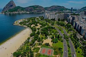Pemandangan dari udara bagi Apartamento grande/confortável no Flamengo