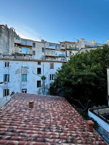 アジャクシオにあるStudio 2 Personnes Plein Centre Rue Piétonneの赤瓦屋根の建物の眺め