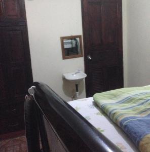 Krevet ili kreveti u jedinici u okviru objekta Hostal Brisas y Olas