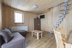 TV a/nebo společenská místnost v ubytování Domek u Małysza Istebna