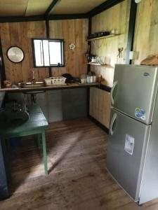 Dapur atau dapur kecil di Posada Turistica Los Joseph