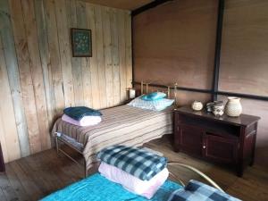 Katil atau katil-katil dalam bilik di Posada Turistica Los Joseph