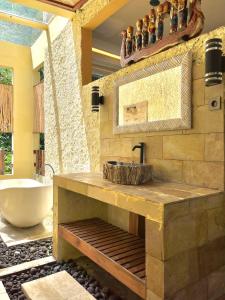 Vannituba majutusasutuses BAMBOO OASIS