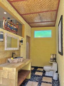 Vannituba majutusasutuses BAMBOO OASIS
