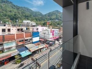 a view of a city from a building at Patong Bay Residence in Patong Beach