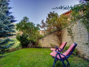Zahrada ubytování Apartments Aura
