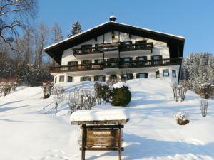 Holiday apartment No 5 Bergschlössl v zimě