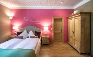 Posteľ alebo postele v izbe v ubytovaní Waldruhe - Bett, Frühstück & ein Lächeln