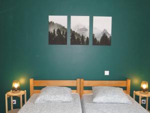 Postel nebo postele na pokoji v ubytování L'étape Dumas