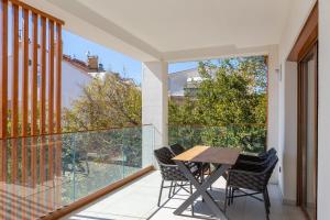 Balkón nebo terasa v ubytování Kovač Family Suites
