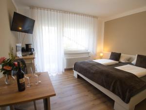 Postel nebo postele na pokoji v ubytování Haus Sonja