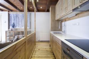 Kuchyň nebo kuchyňský kout v ubytování Luderna - Apartamento Val de Ruda A19 de Saumet + 7 fotografií
