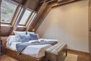 Letto o letti in una camera di Luderna - Dúplex Nòdes II