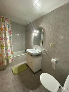 Koupelna v ubytování Apartamentos Ancosta + 12 fotografií