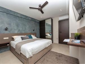 Voodi või voodid majutusasutuse Stylish Villa Aria with pool, 100m to beach and sea toas +19 fotot