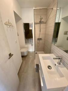 Koupelna v ubytování Apartamento espacioso y ubicación de 10 en centro
