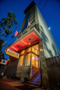 a building with stairs leading up to a door at After 40 Hotel in Nairobi