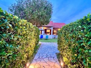 Taman di luar Beachfront Suites GardenMare by DadoVillas