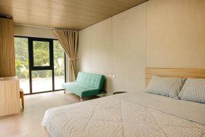 Rúm í herbergi á Halo Retreat +203 myndir