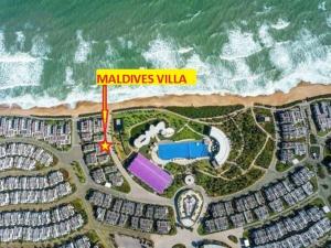 a map of the marvellous villas at the beach at Oceanami Sea View Villa - Long Hai Vung Tau in Vung Tau