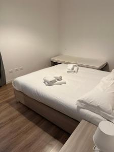 Postel nebo postele na pokoji v ubytování CA DEL TRIMA