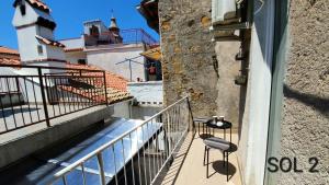 En balkon eller terrasse på Apartments SOL