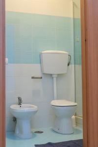 Koupelna v ubytování B&B Longobardi