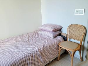 Uma cama ou camas num quarto em Emotion-고층뷰, 3룸, 화2 신축, 건조기, 세탁기, 이마트2분, 별내역3분, 출장 및 장기숙박 추천