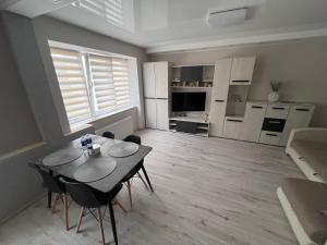 Η κουζίνα ή μικρή κουζίνα στο ZE Apartments