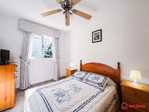 Postel nebo postele na pokoji v ubytování Azul Turquesa