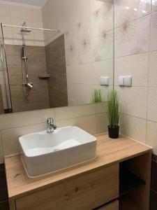 Kúpeľňa v ubytovaní Apartamenty ''Chcę Tu Zostać''