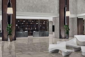 eine Ausstellung der Lobby eines geplanten Hotels in der Unterkunft JW Marriott Hotel Taiyuan in Taiyuan
