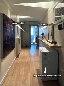 Η κουζίνα ή μικρή κουζίνα στο B&B La Littorina Parcheggio Umbria Centro Ideale Rasiglia Cascate di Pale Ponte Tibetano Sellano