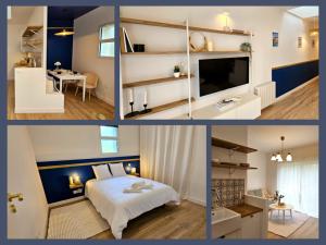Ένα ή περισσότερα κρεβάτια σε δωμάτιο στο Appartement Le Porto