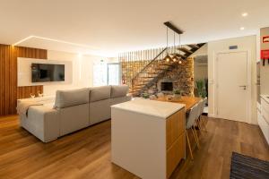 TV a/nebo společenská místnost v ubytování Casa da Quebrada, Douro
