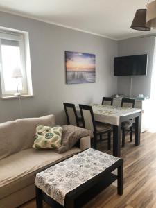 Posezení v ubytování Mieszkanie u Anety na Krótkiej