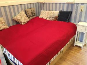Кровать или кровати в номере Appartement in Wismar mit Terrasse und Garten - b48721