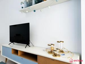 TV a/nebo společenská místnost v ubytování Sol y Mar