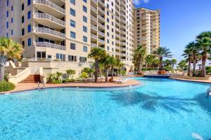 a large swimming pool in front of a building at Indigo East 1203 in Perdido Key