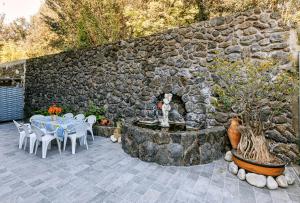 A garden outside Il Mosaico Al Mare