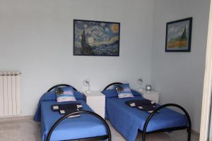 Posezení v ubytování B&B Il Moai