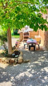 A garden outside L'oca Nera