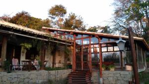 O edifício em que o hotel-fazenda rural se localiza