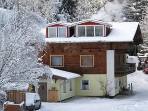 a house with snow on top of it at Apartment Daniel by Interhome in Hollersbach im Pinzgau +28 photos