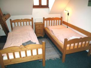 Posteľ alebo postele v izbe v ubytovaní Holiday Home Růžovka by Interhome