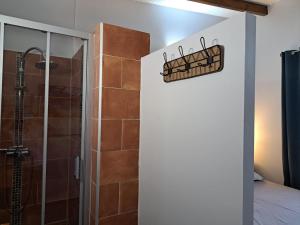 A bathroom at ZimZim