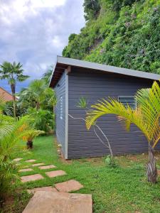 A garden outside ZimZim