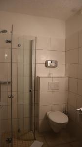 Koupelna v ubytování Hotel Gasthaus zur Linde